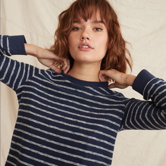 NWT Marine Layer Britton Saddle Crew — Terry — XS - Picture 2 of 4